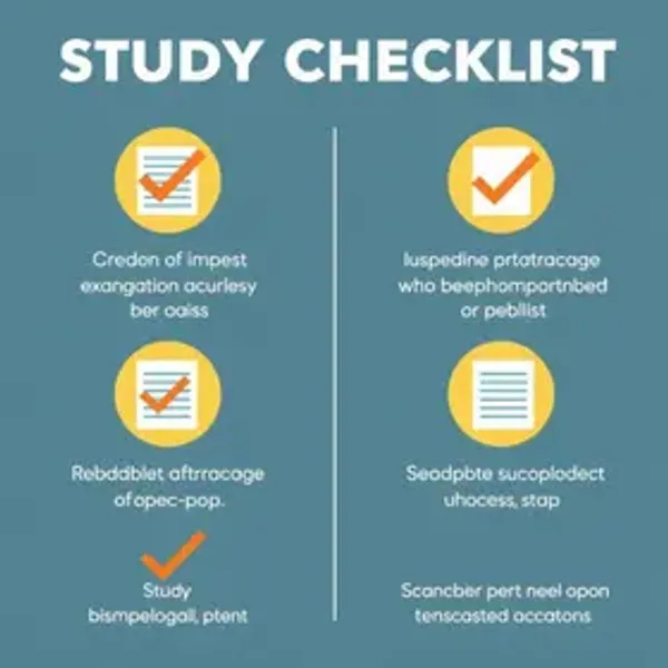 Checklist de estudos para prova: guia claro com exemplos para estudar