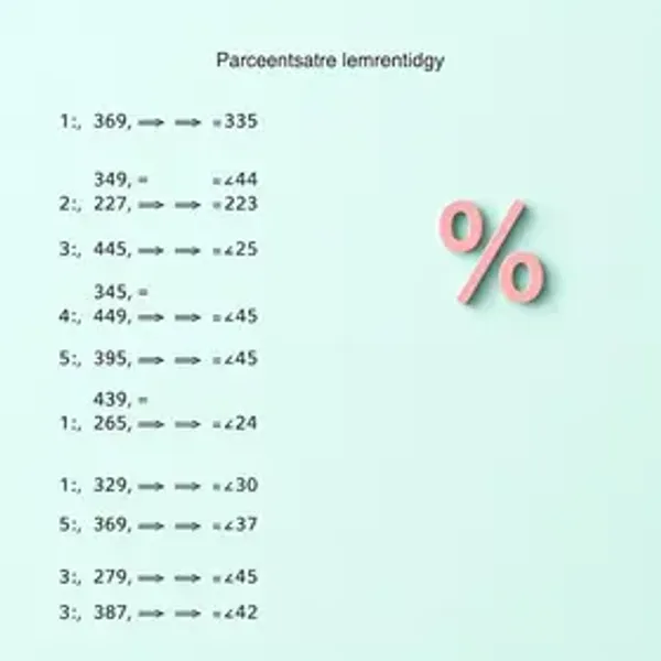 Exercícios de porcentagem com gabarito: pratique com respostas e revisão