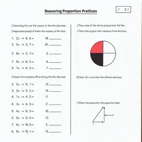 Exercícios de razão e proporção com gabarito: pratique com respostas e revisão
