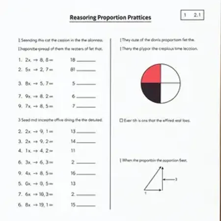 Exercícios de razão e proporção com gabarito: pratique com respostas e revisão
