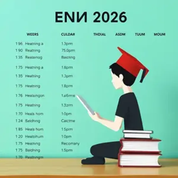Enem 2026: faltam 9 semanas; veja como montar uma rotina de estudos