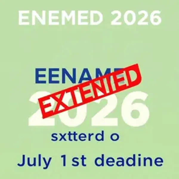 Enamed 2026: inscrições são prorrogadas até 1º de julho