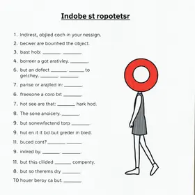 Exercícios de objeto indireto com gabarito: pratique com respostas e revisão