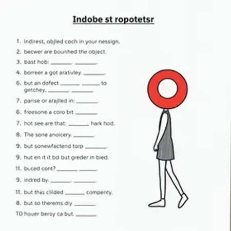 Exercícios de objeto indireto com gabarito: pratique com respostas e revisão