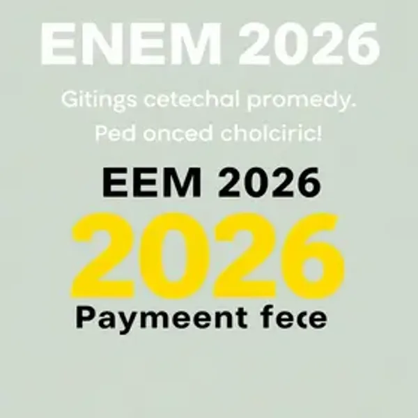 Inscrição no Enem 2026 termina hoje; veja o último dia para pagamento da taxa