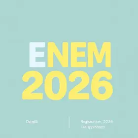 Enem 2026: prazo para pagar taxa de inscrição termina nesta quarta