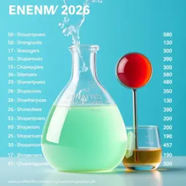 Química no Enem 2026: saiba quais são os conteúdos mais cobrados
