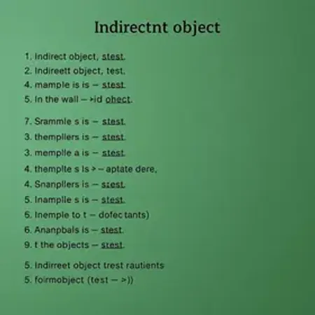 O que é objeto indireto: significado, exemplos e resumo para prova