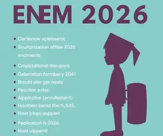 Edital do Enem 2026: calendário, regras e próximas etapas