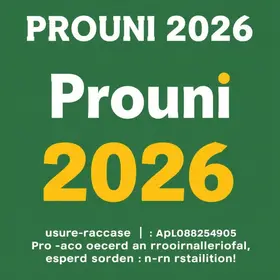 Inscrições para Prouni 2026 do 2º semestre estão abertas