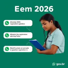 Enem 2026: MEC envia mensagens no WhatsApp e Gov.br para orientar inscrições
